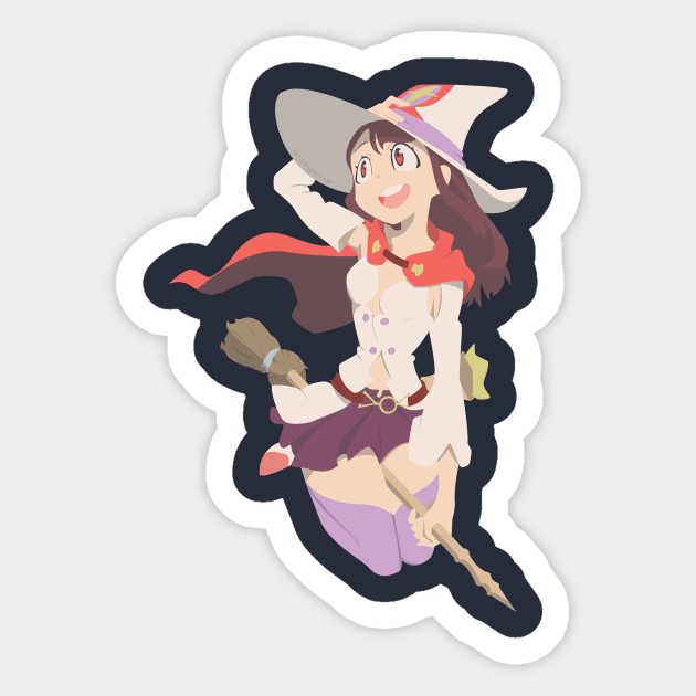 My Little Witch Academia - Akko Sticker by Hespen